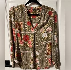 SOHO Jeans Blouse Size Large